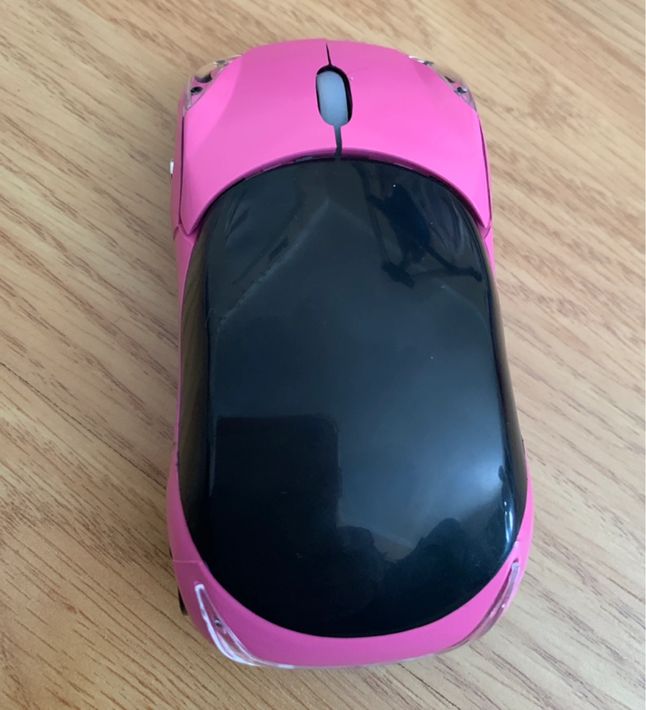Pink Car Shaped Optical Computer Mouse