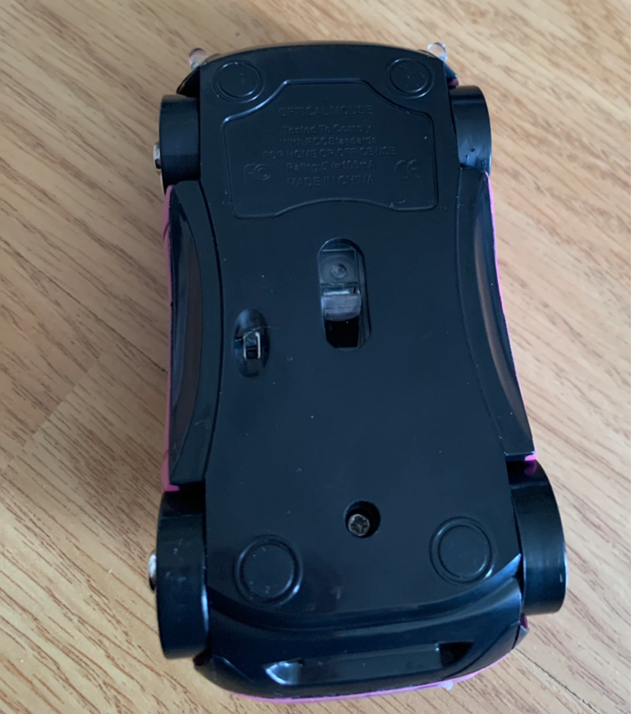 Pink Car Shaped Optical Computer Mouse - photo 2