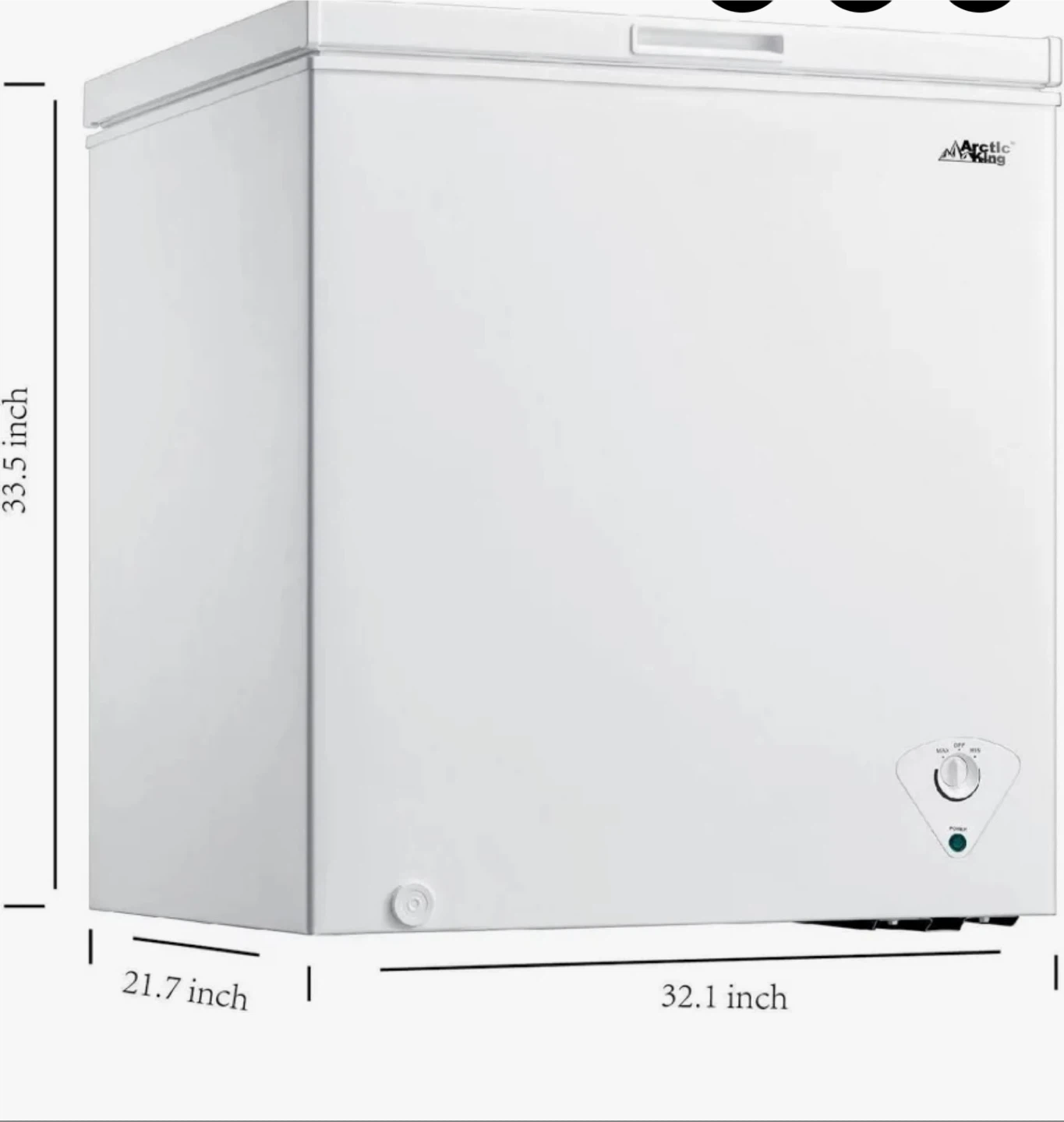 Arctic King Chest Freezer 7.0 cu.ft. 🏆 - photo 4