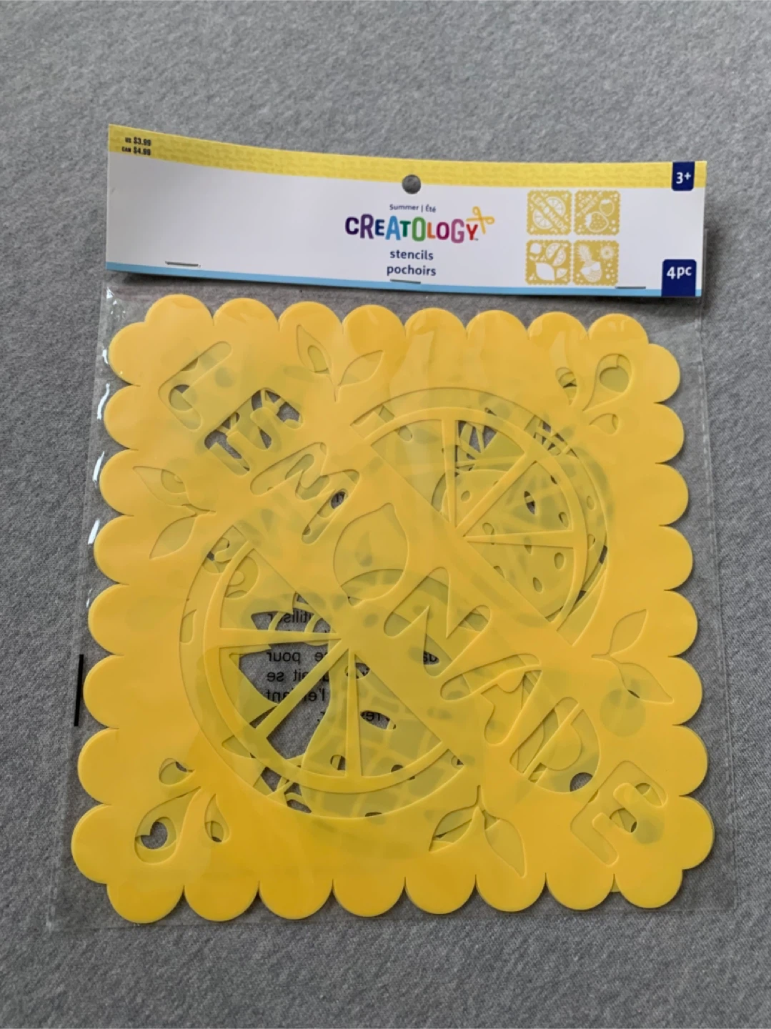 Creatology 4 piece 9 X 9 Summer Stencils - Brand New 🏆