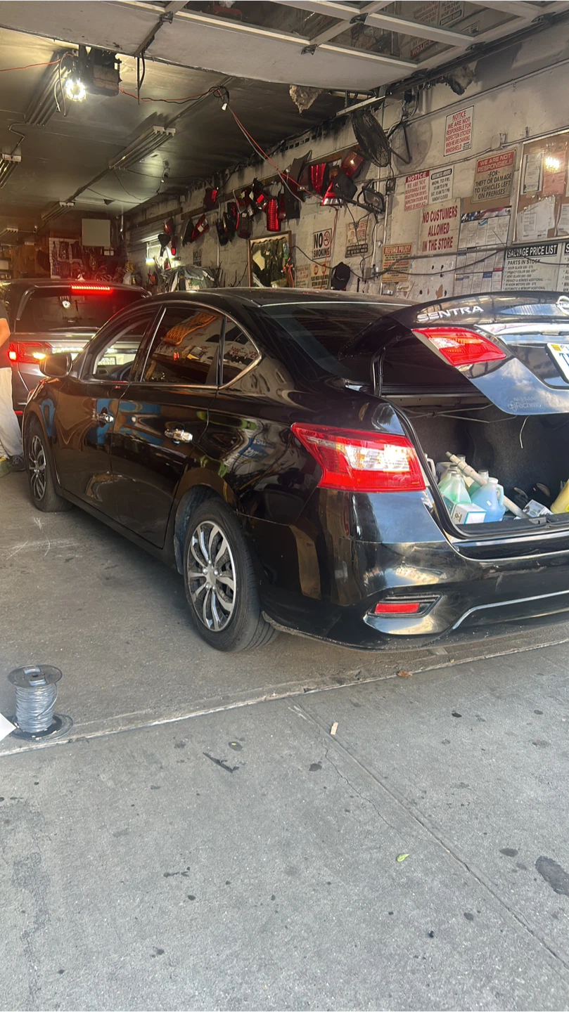 Black Nissan Sentra Sedan