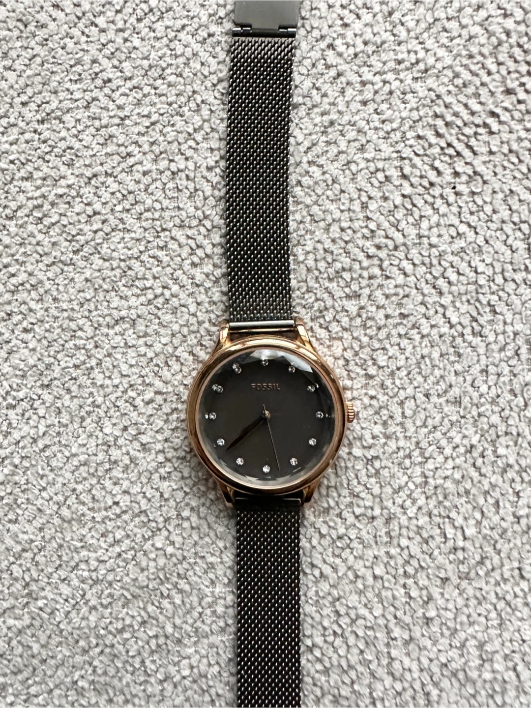 Fossil Laney Three-Hand Smoke Stainless Steel Watch - photo 3