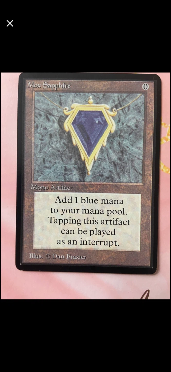 Magic: The Gathering Mox Sapphire Card