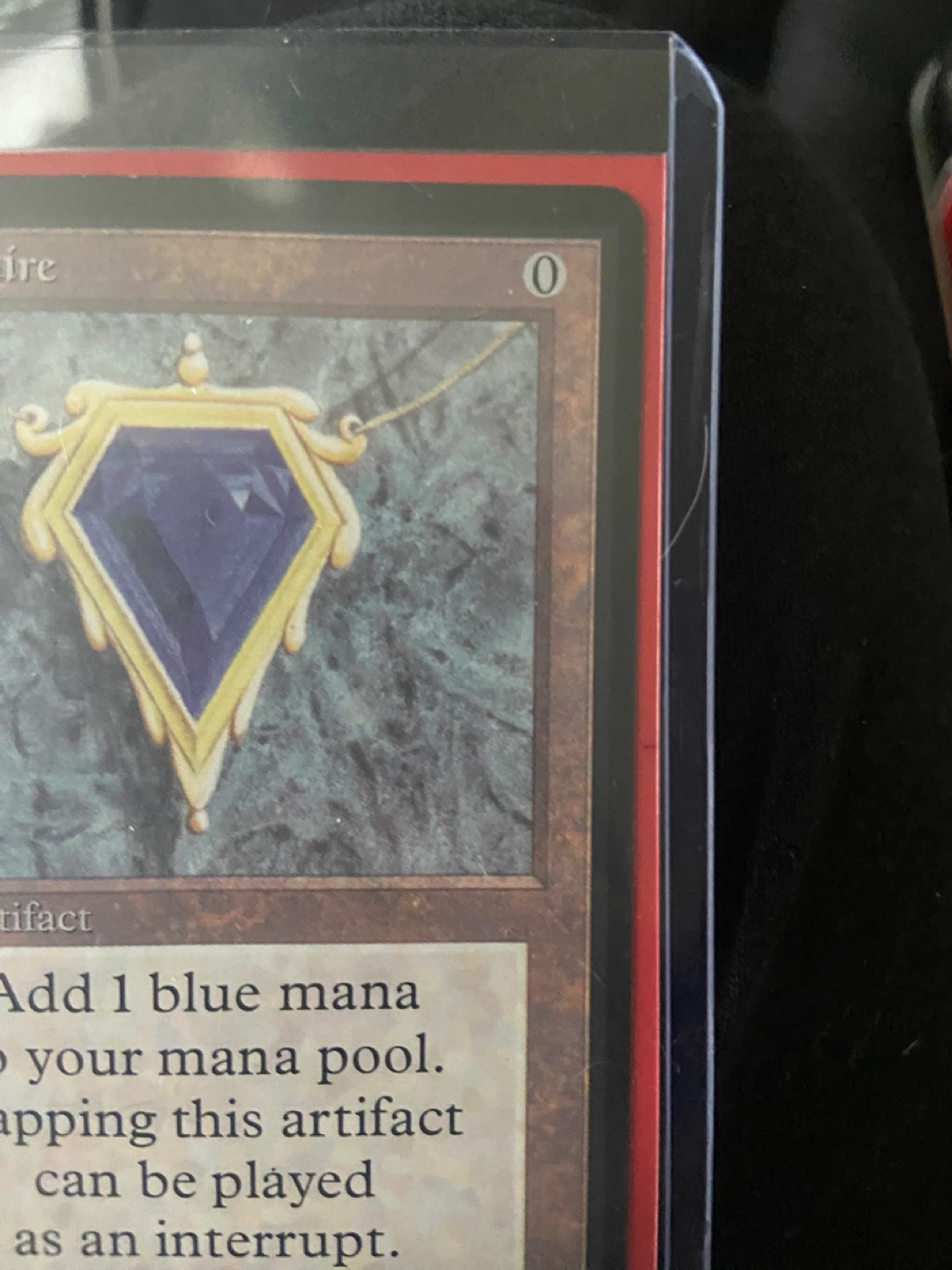 Magic: The Gathering Mox Sapphire Card - photo 2