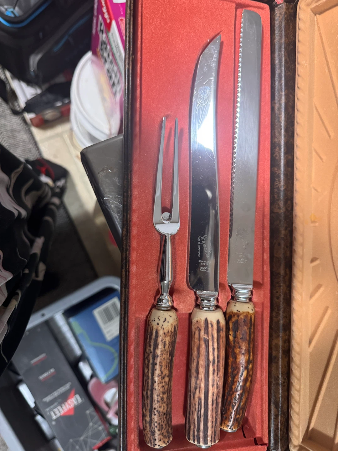 Stagmaster Carving Set with Fork and Knives 🏆 - photo 2