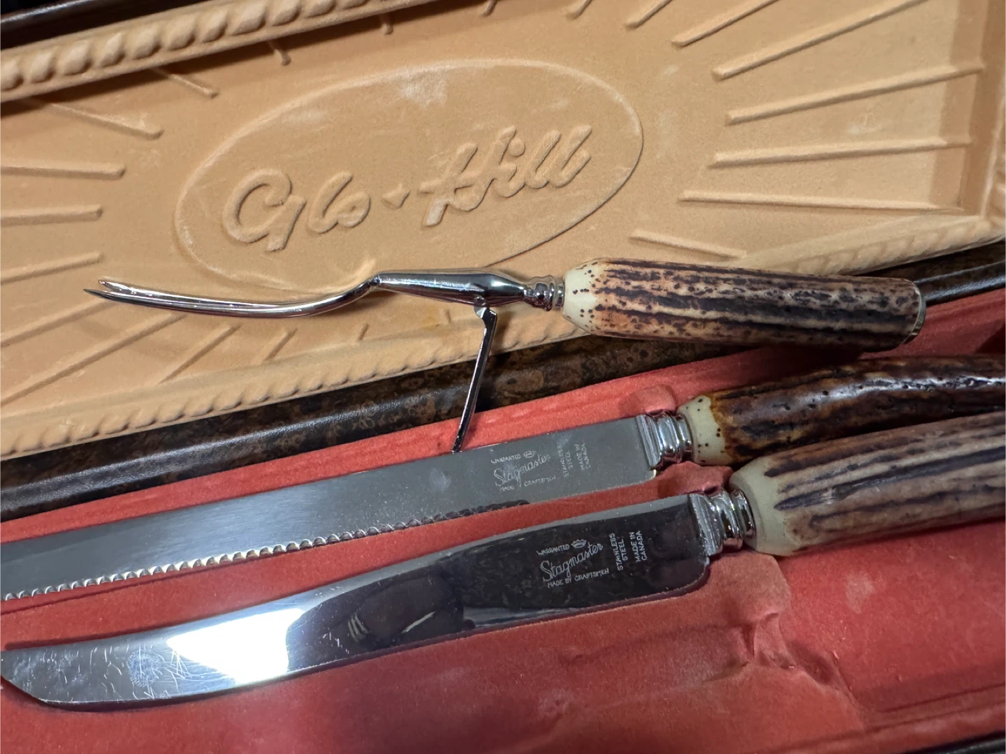 Stagmaster Carving Set with Fork and Knives 🏆 - photo 4