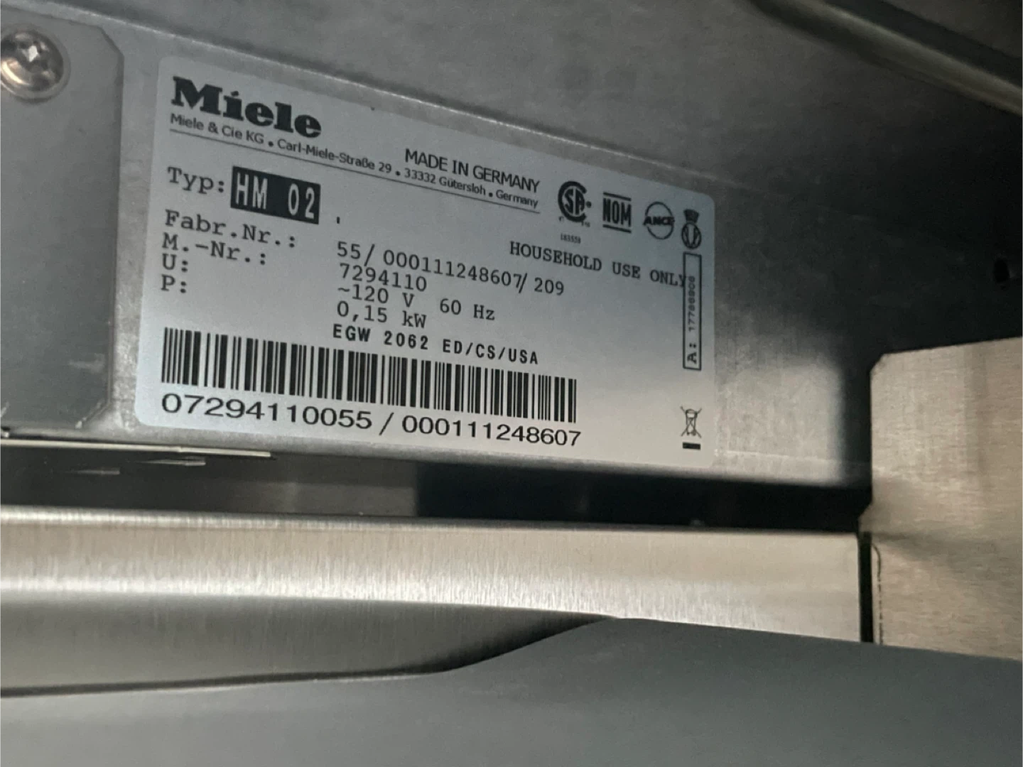 Miele Built-in 24-inch Plate Warmer - EGW 2062 - photo 4
