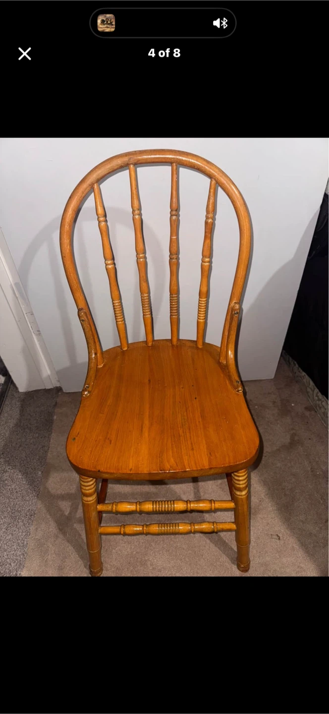 Wooden Drop Leaf Table and Chair Set 🏆 - photo 4