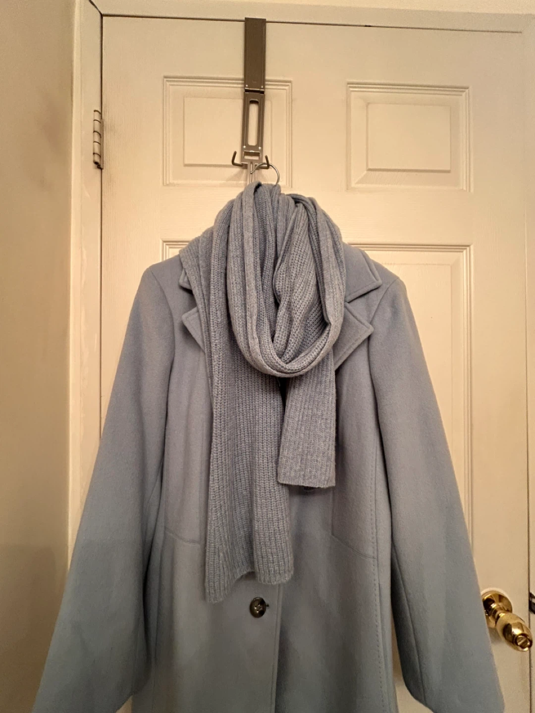 Baby Blue Scarf Made in Italy