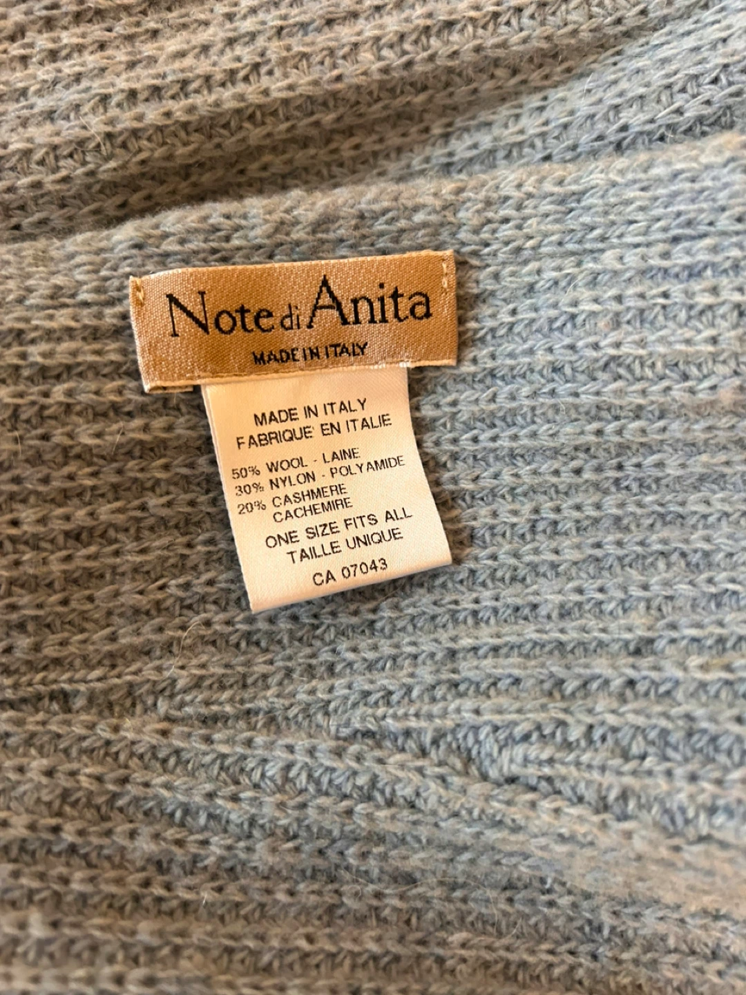 Baby Blue Scarf Made in Italy - photo 4