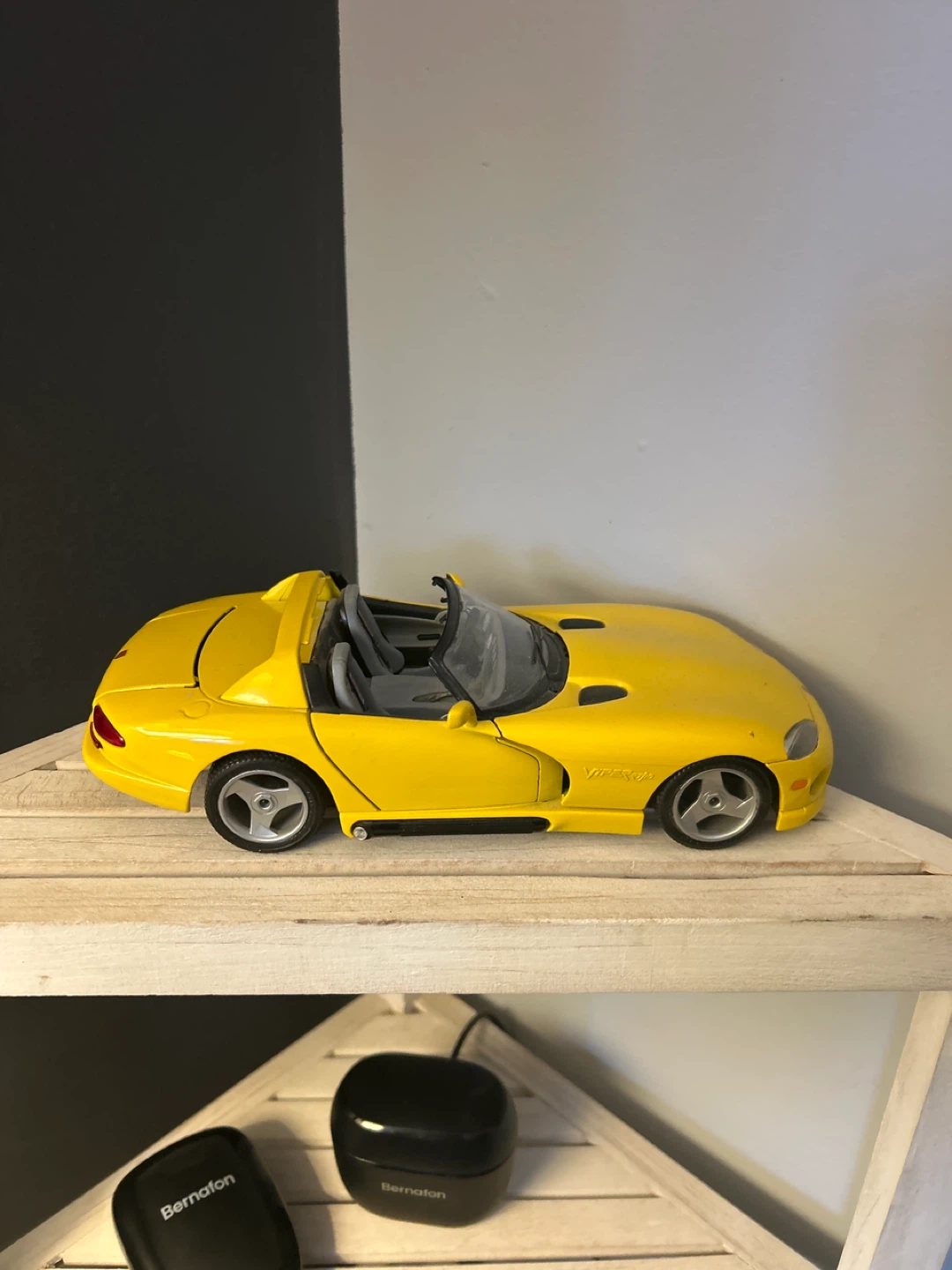 Yellow Dodge Viper Toy Car