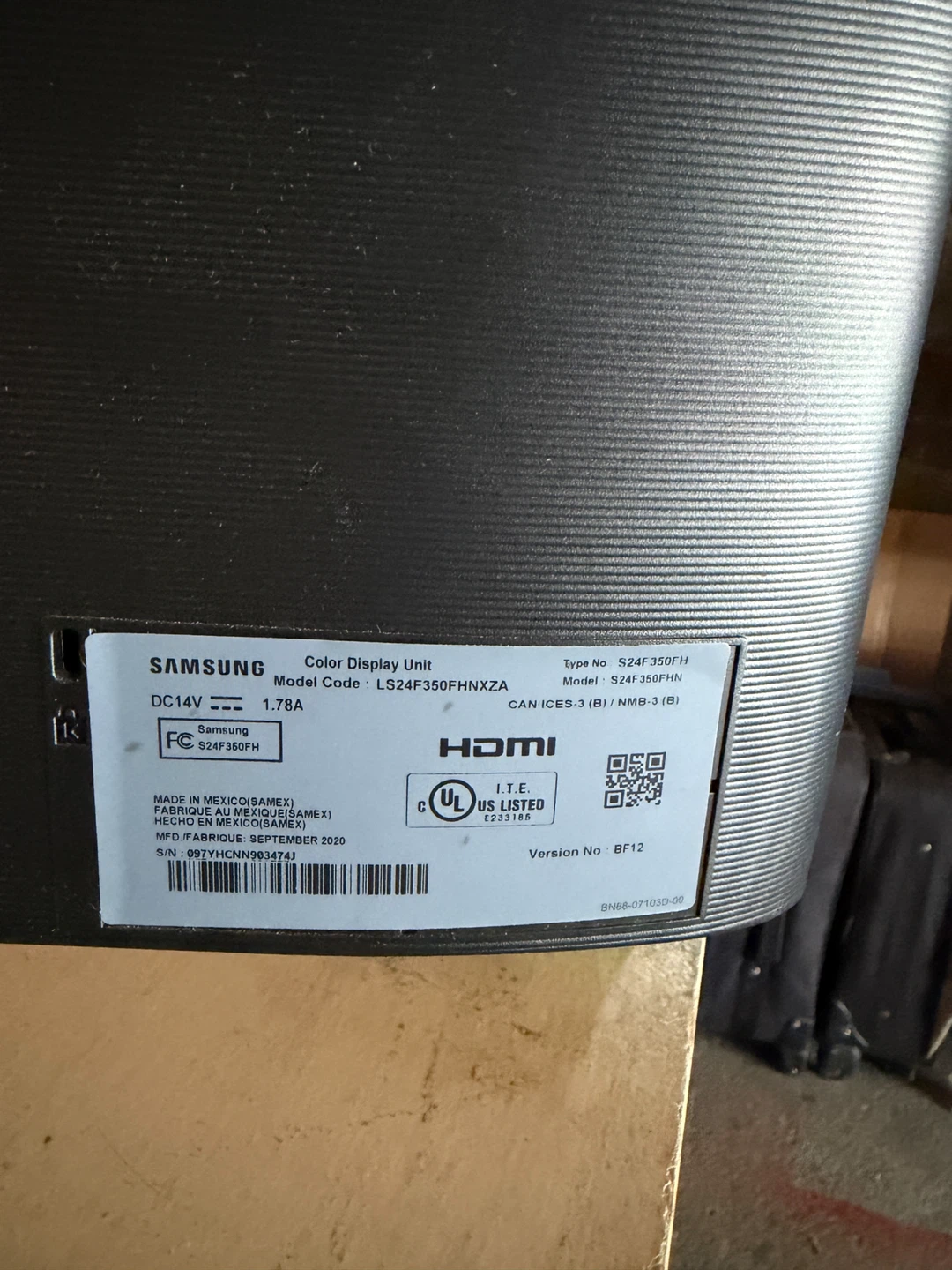 Samsung S24F350FHN 24-inch Monitor - photo 2