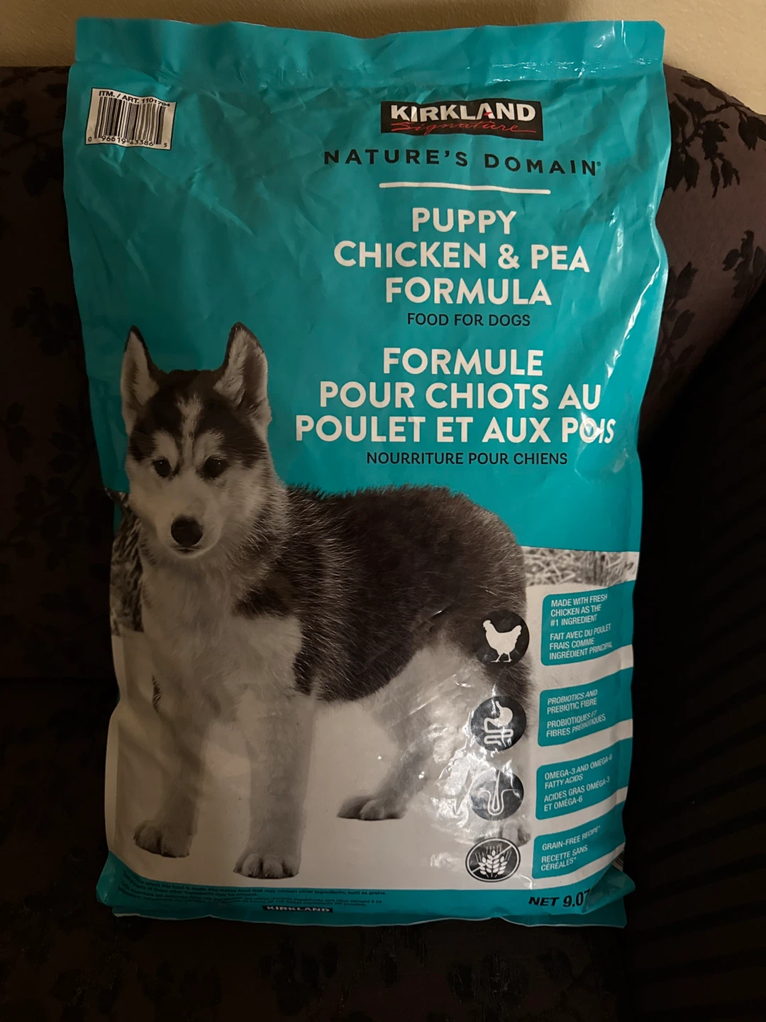 Kirkland Signature Nature's Domain Puppy Chicken & Pea Formula