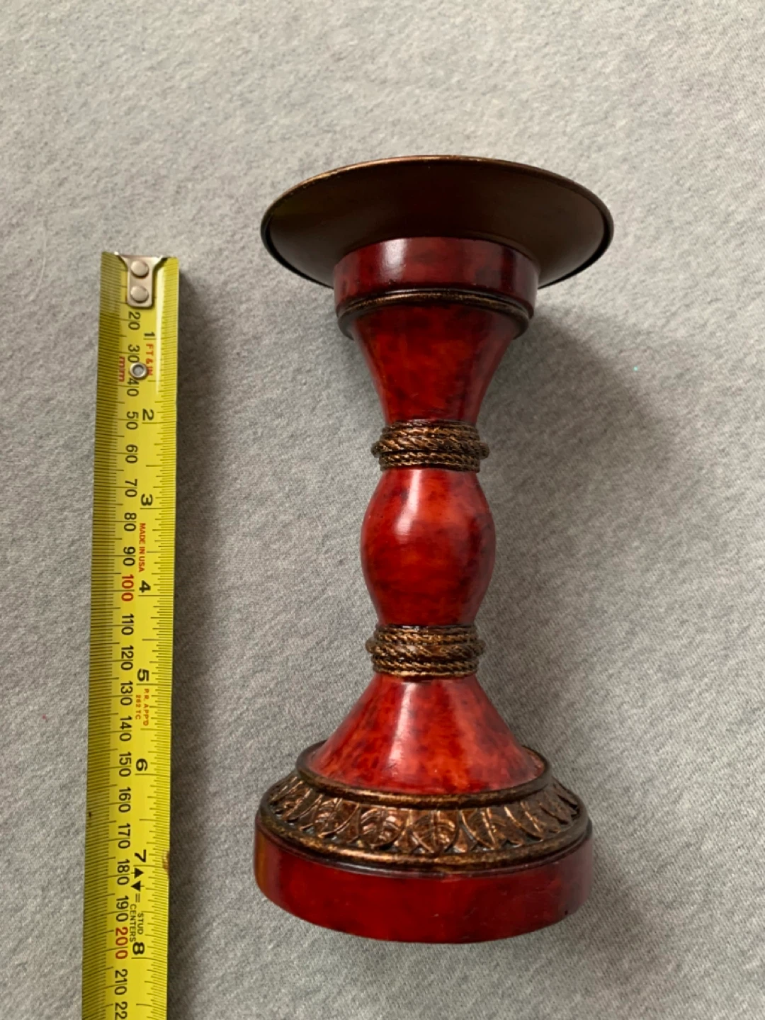 Red Decorative Candlestick Holder 🏆
