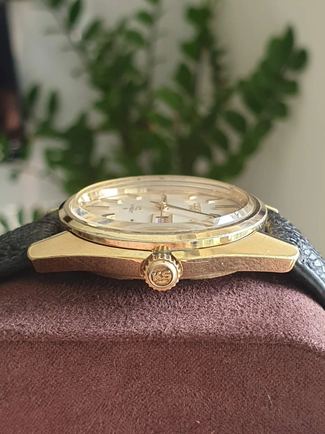 Vintage KING SEIKO gold watch - photo 3