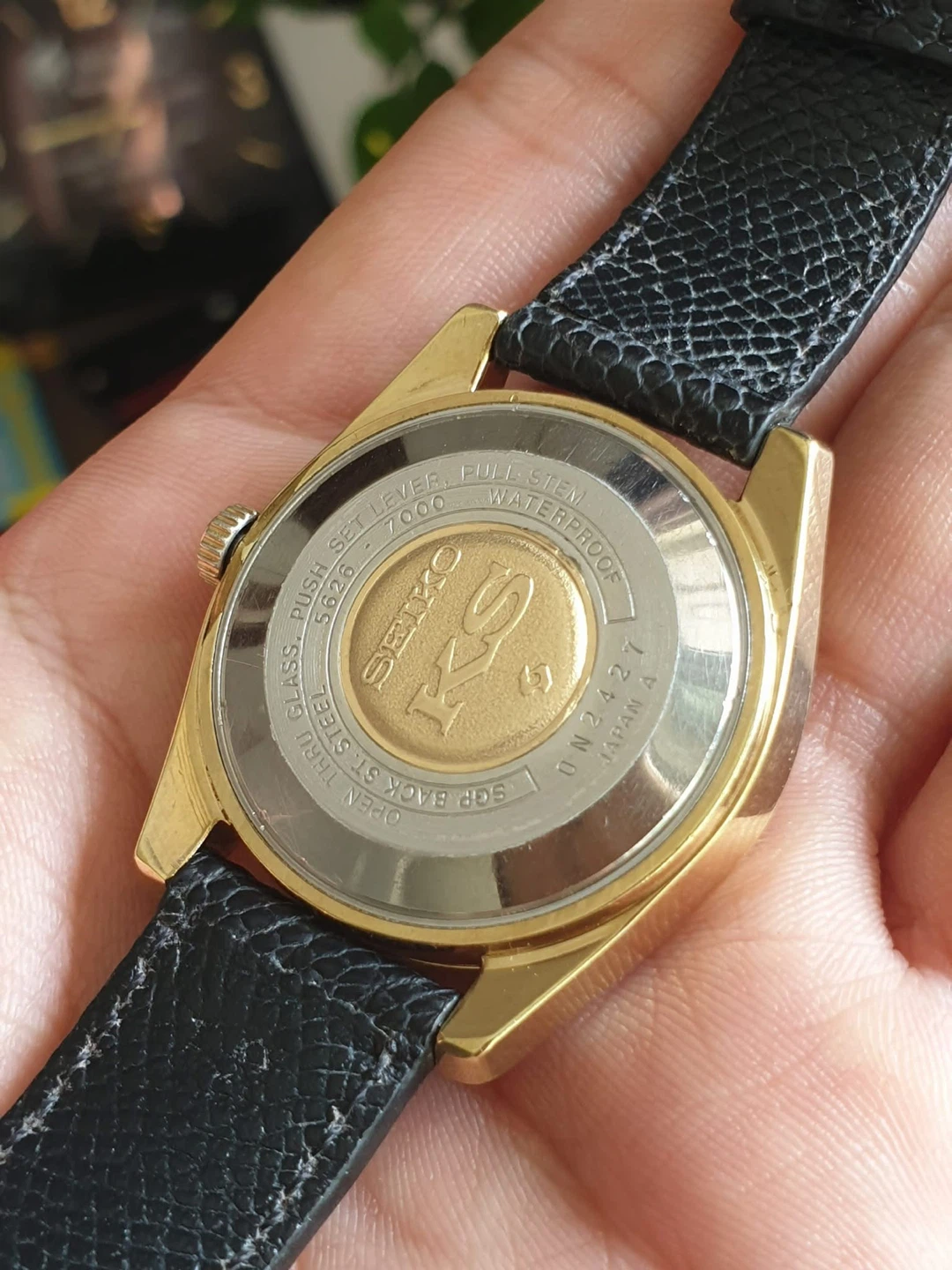 Vintage KING SEIKO gold watch - photo 2
