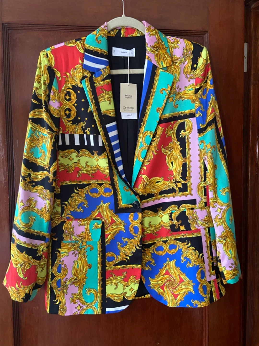 ZARA Zebra Print Blazer & Mango Blazer
