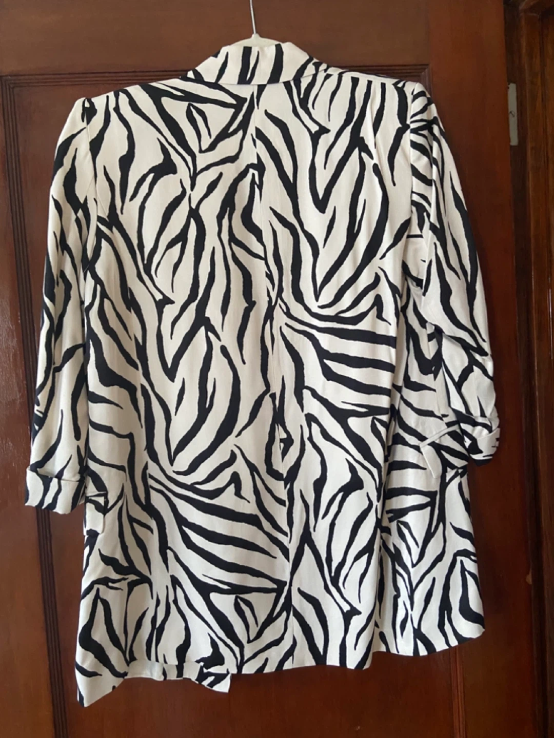 ZARA Zebra Print Blazer & Mango Blazer - photo 5