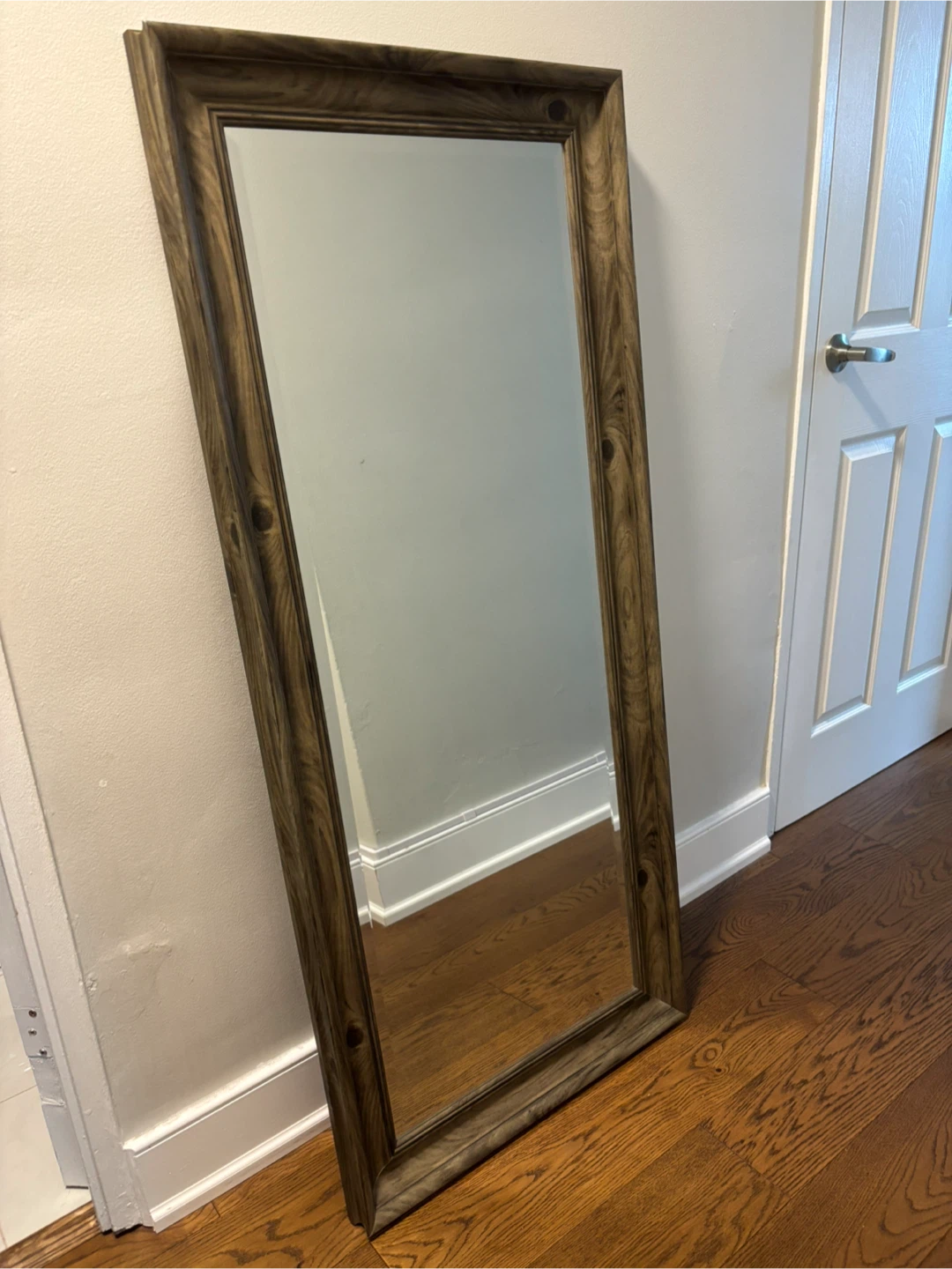 Wooden Framed Full Length Mirror