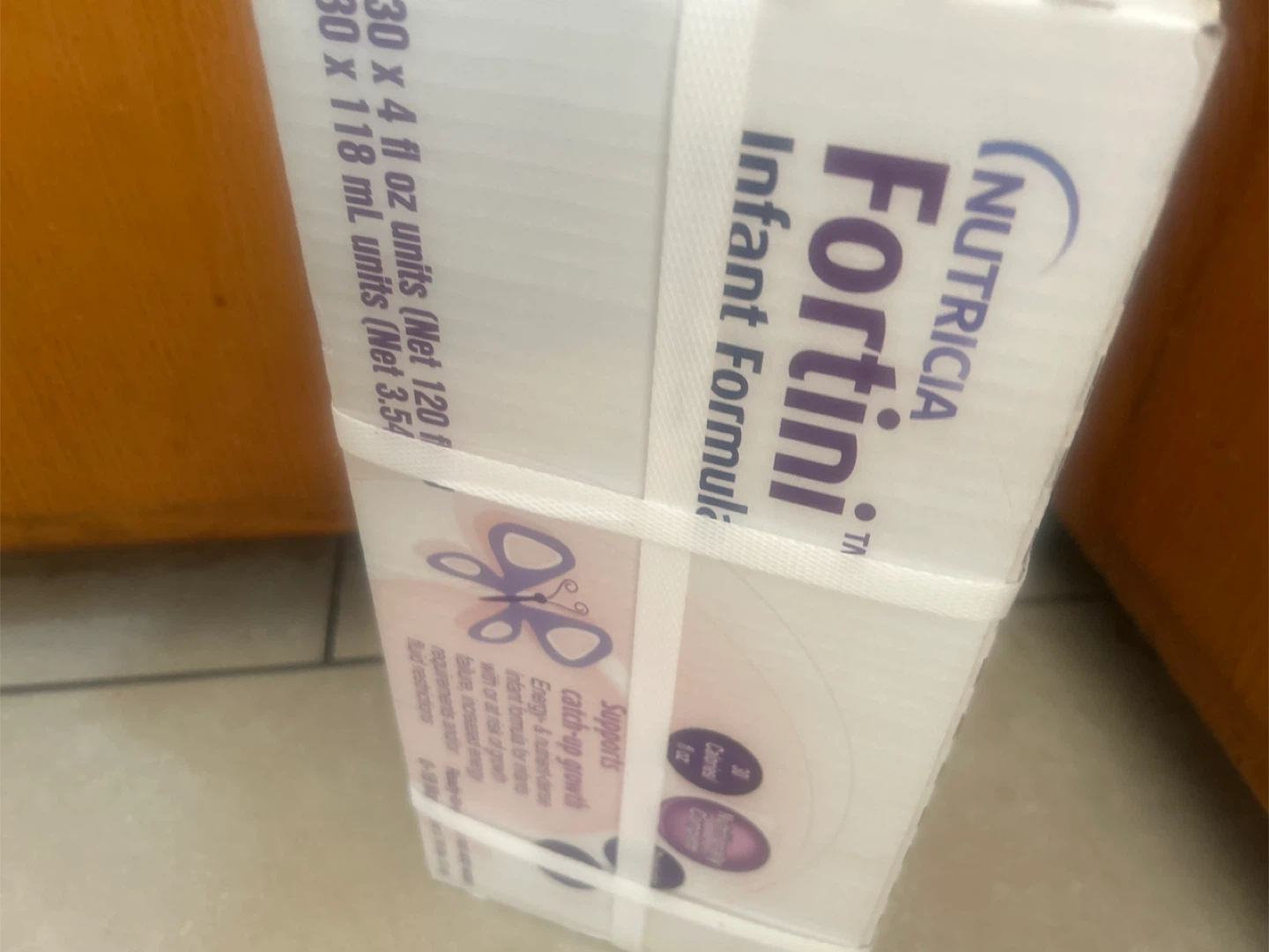 Nutricia Fortini Infant Formula, 30 x 4 fl oz units