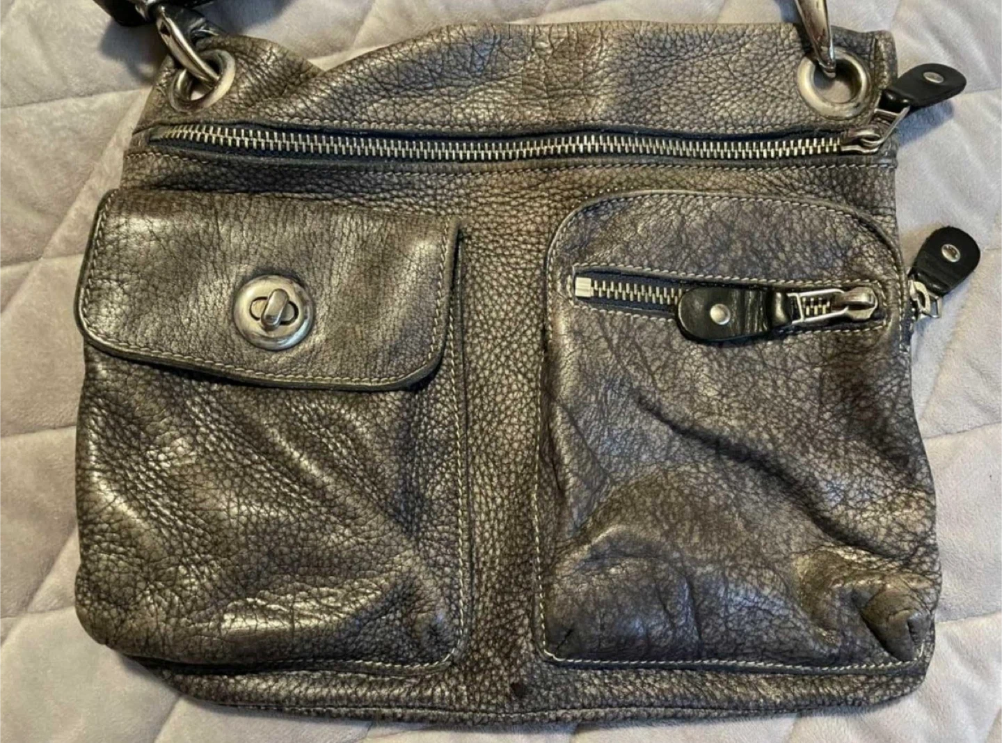 Roots Leather Crossbody Bag - photo 5