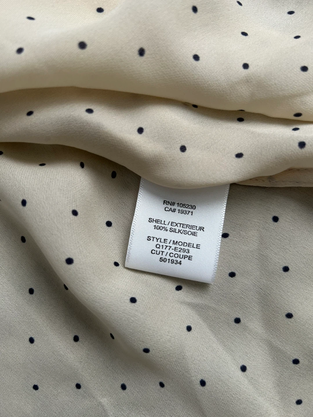 Equipment Femme Polka Dot 100% Silk Blouse - photo 2