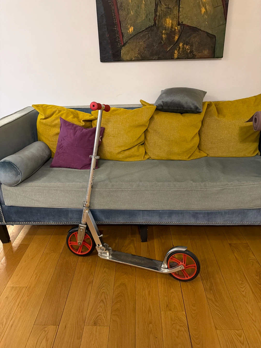 Razor Scooter Silver and Red