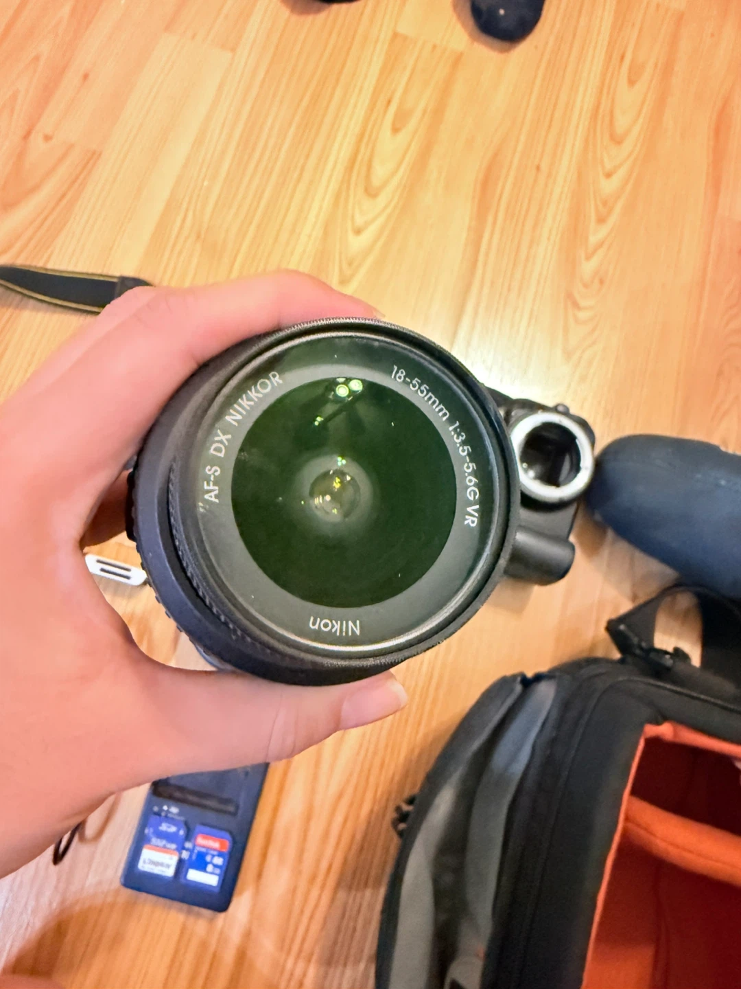 Nikon D3200 DSLR Camera with Two Lenses and Bag - photo 4