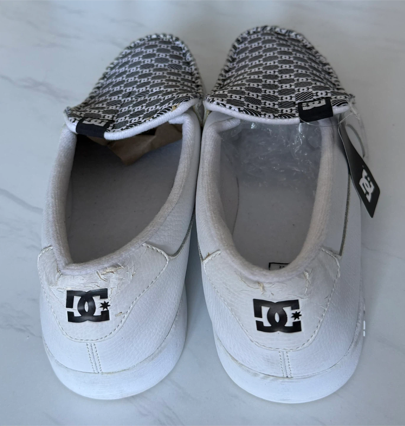 DC Shoes Men's White Slip-On Loafers - photo 5