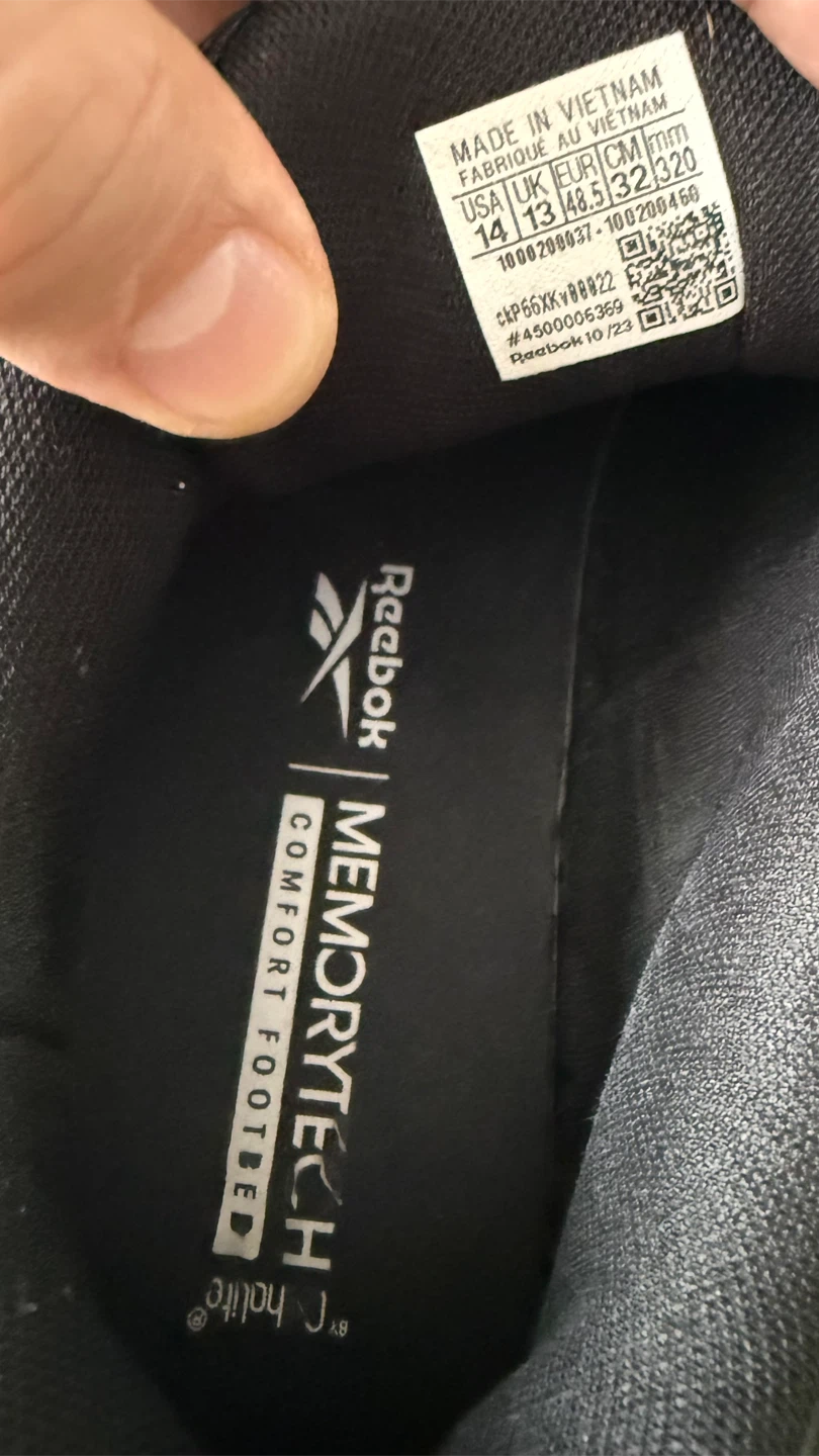 Reebok "Memory Tech" Black Sneakers - photo 5