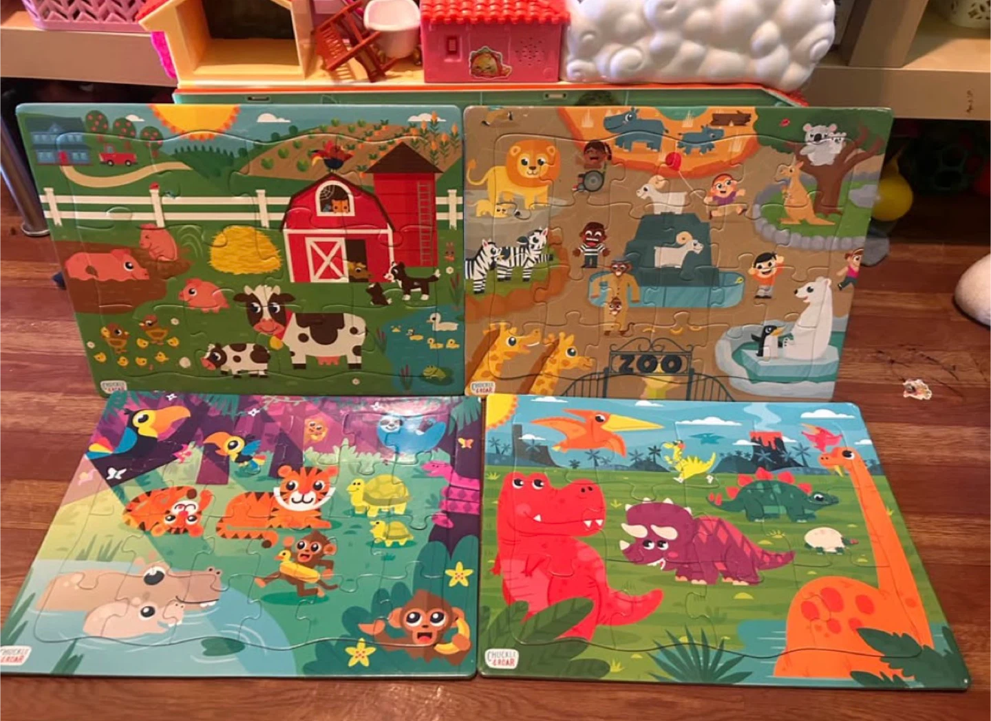 4 jigsaw puzzles
