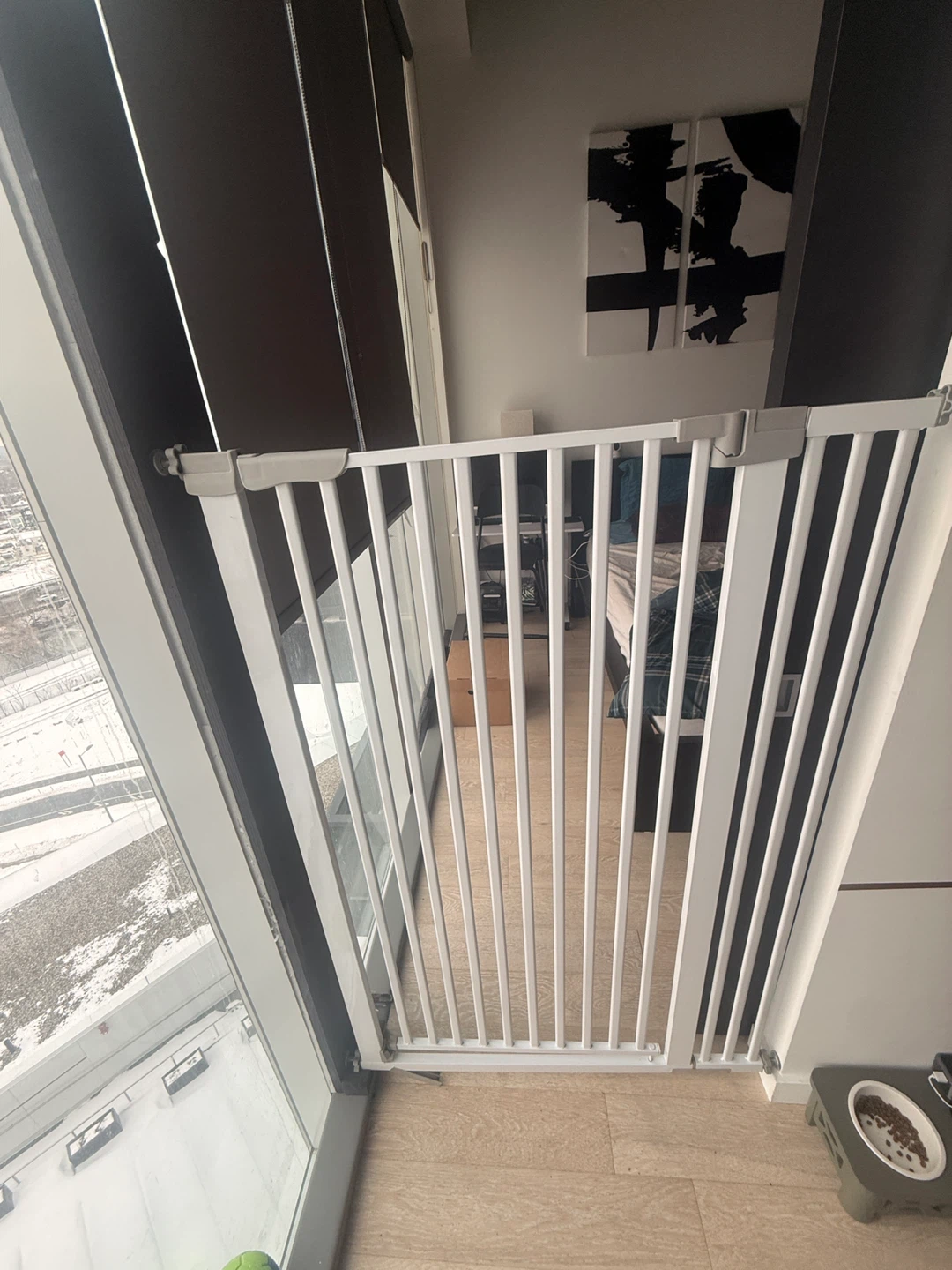 ULIFEMATE White Metal Pet / Baby Gate🏆