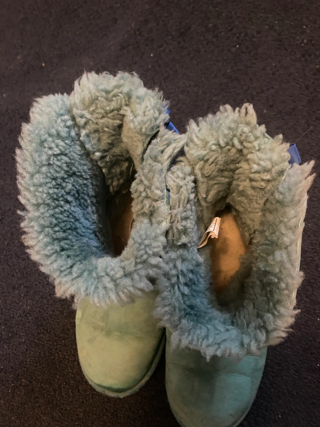 UGG Australia Teal Boots with Blue Bows - photo 2