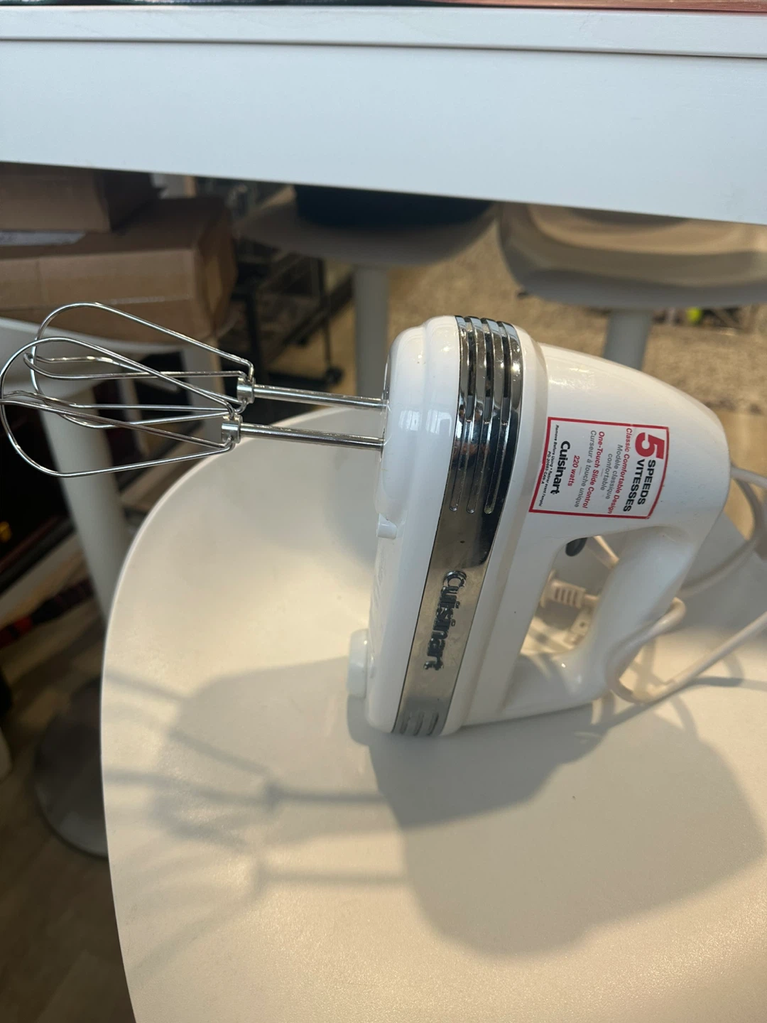 Cuisinart 5-Speed Hand Mixer White🏆
