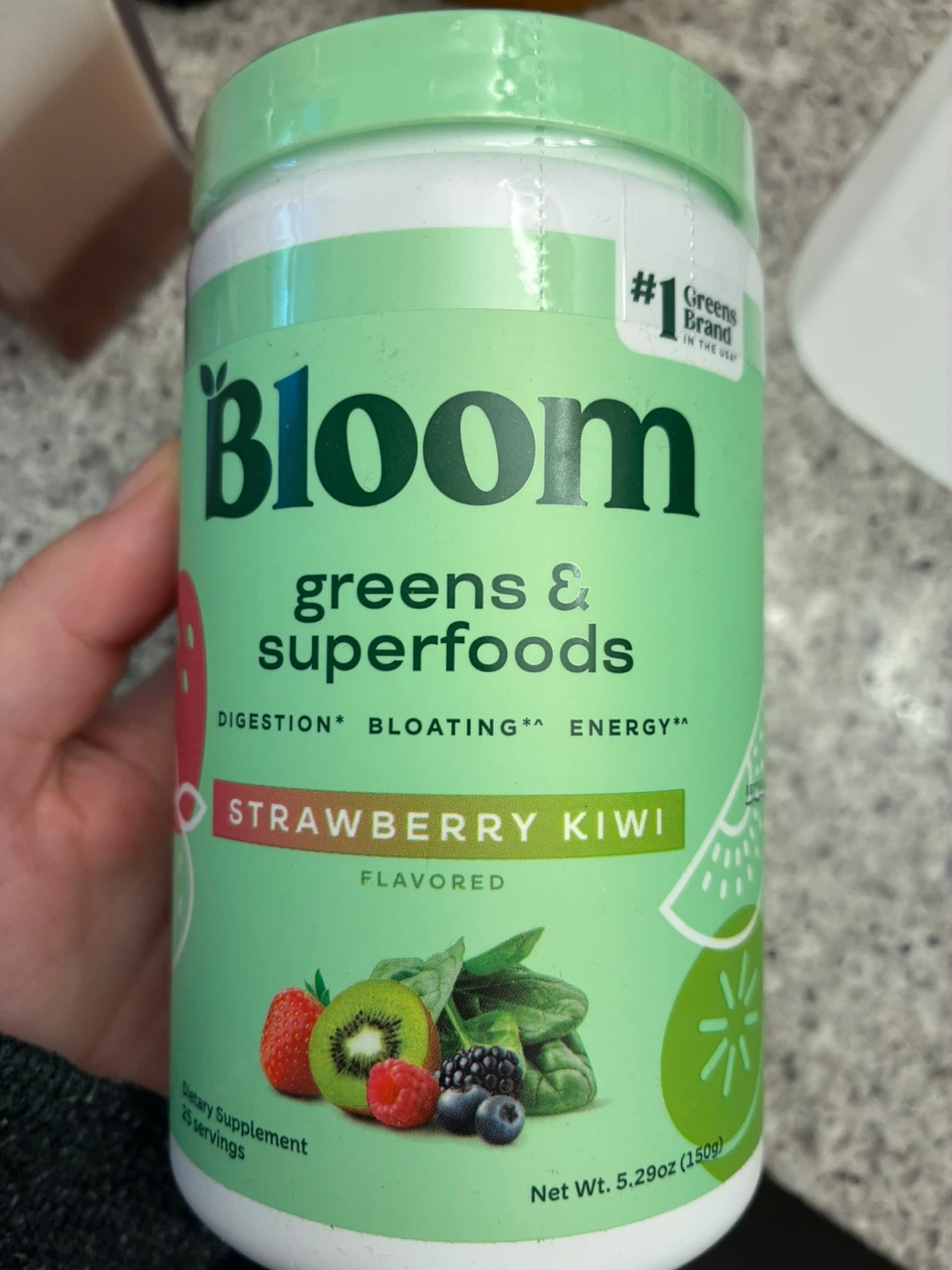 Bloom Greens & Superfoods Strawberry Kiwi Flavored Supplement