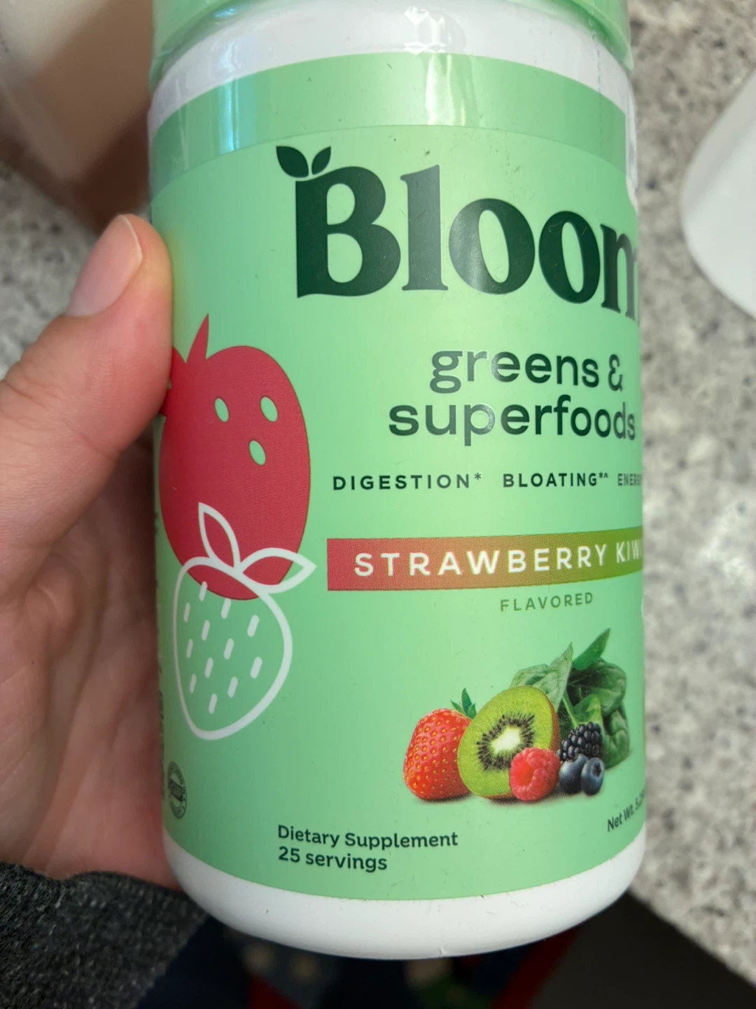 Bloom Greens & Superfoods Strawberry Kiwi Flavored Supplement - photo 2