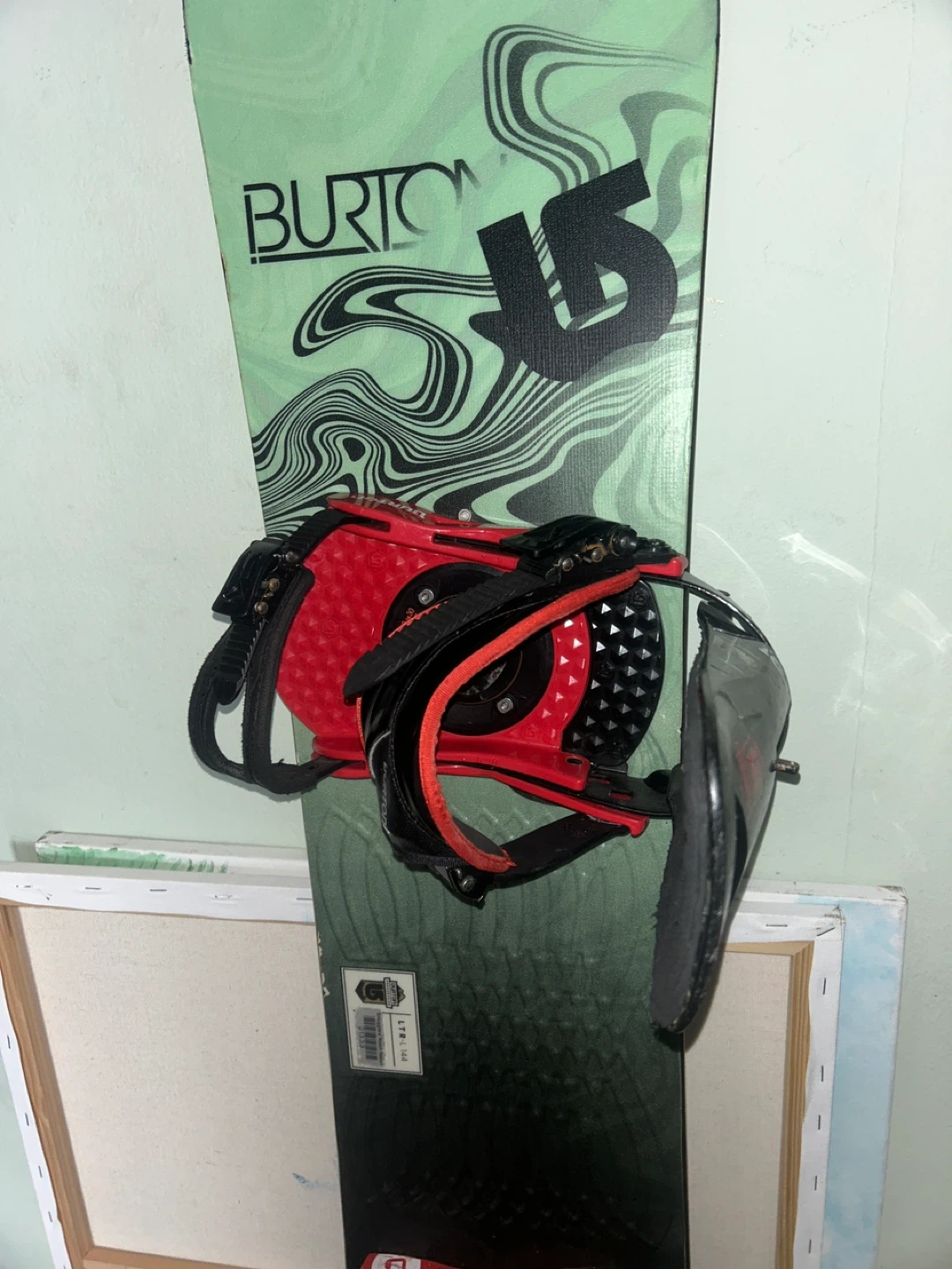 Burton LTR-L 144 Snowboard with Bindings - photo 3