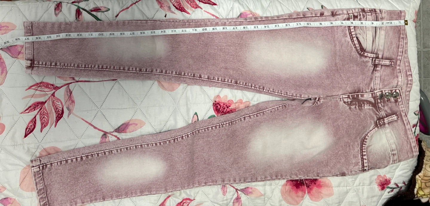 Pink Wash Denim Jeans - photo 5