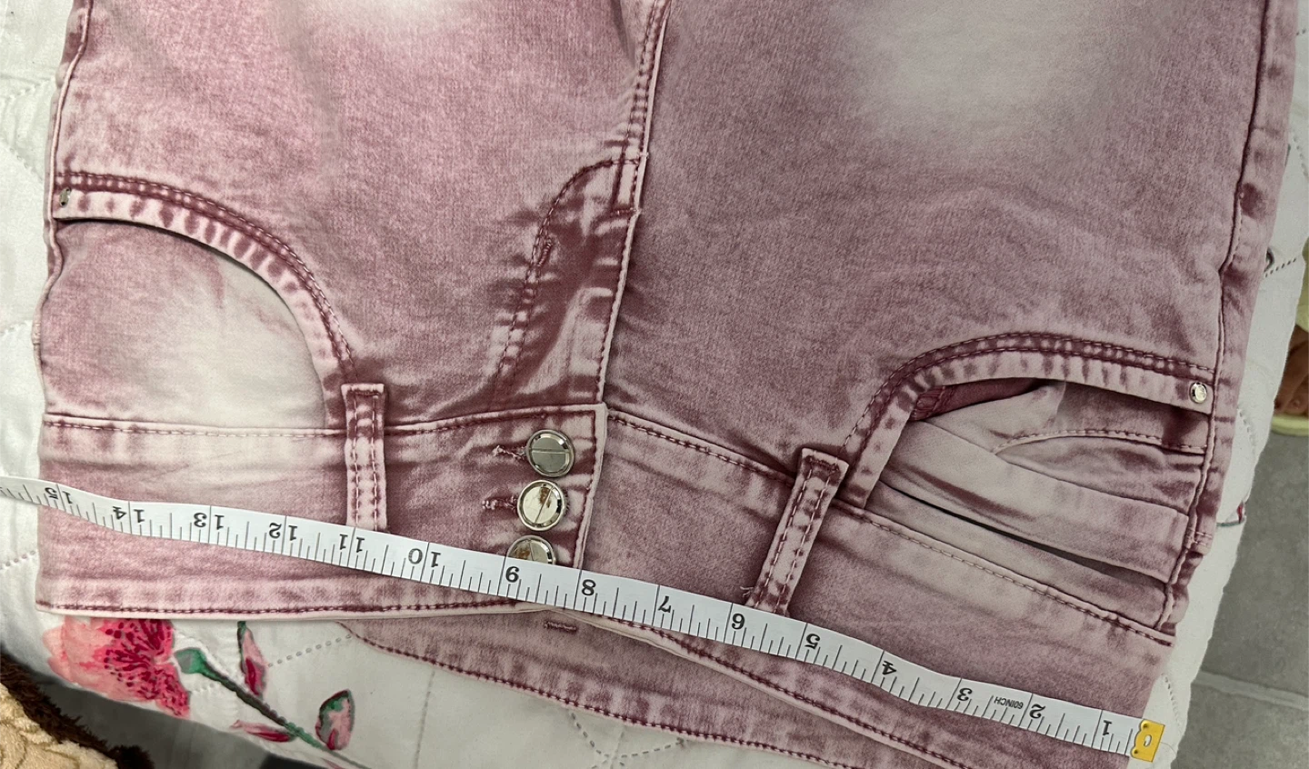 Pink Wash Denim Jeans - photo 4