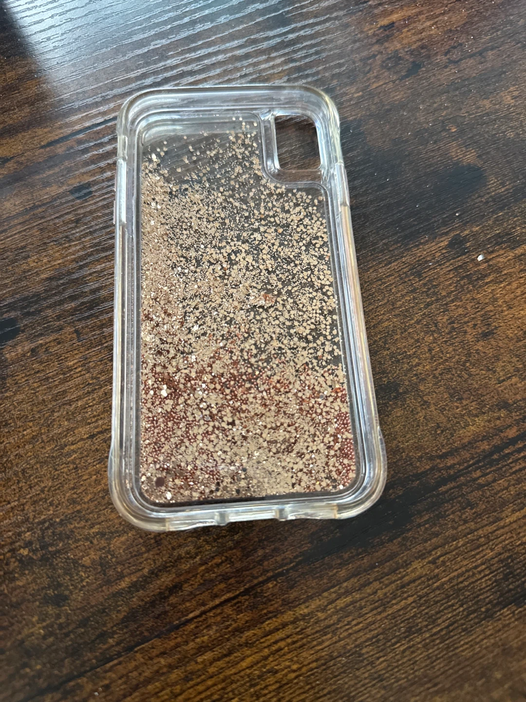 Clear Glitter Phone XR Case 🏆 - photo 2