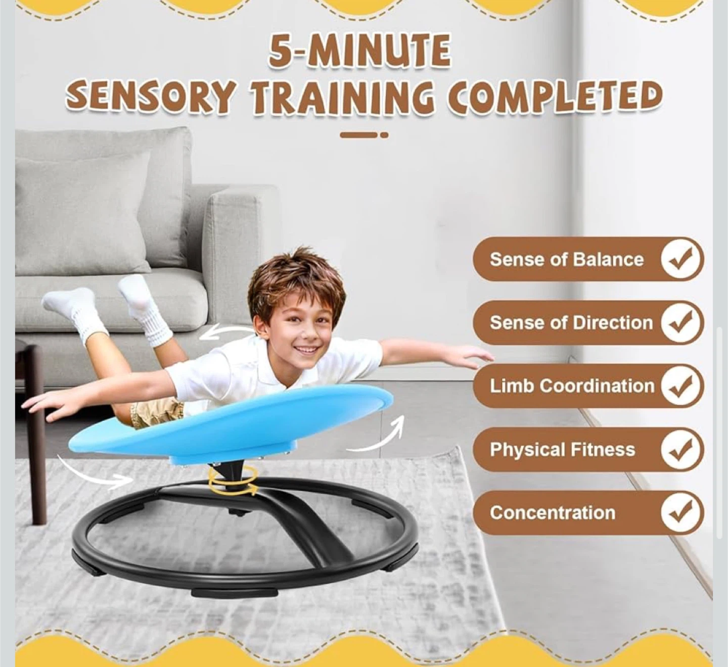 Kids Spinning Disc for Balance and Fitness - photo 2