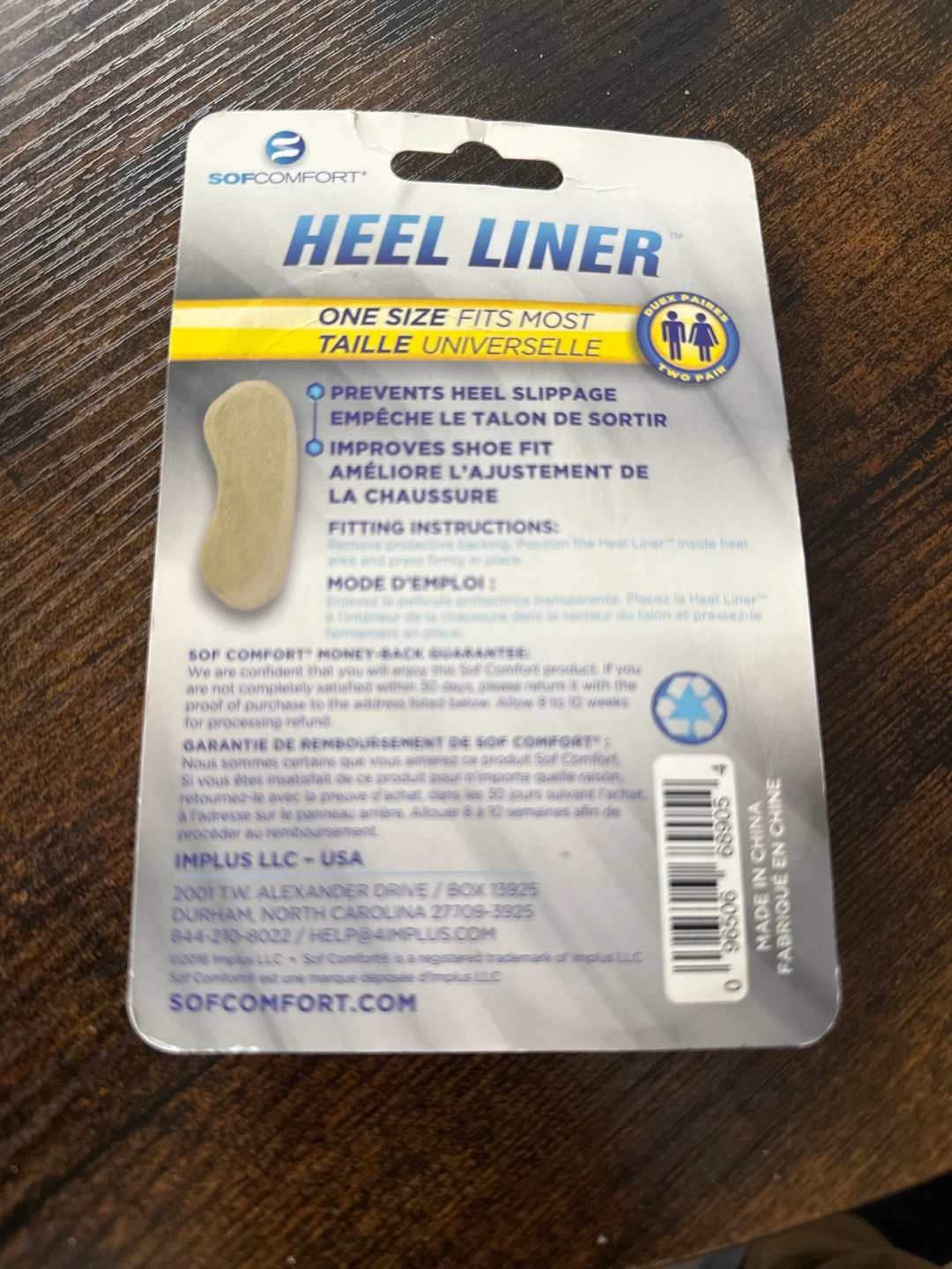 SOFCOMFORT Heel Liners - One Size, 2 Pairs 🏆 - photo 2