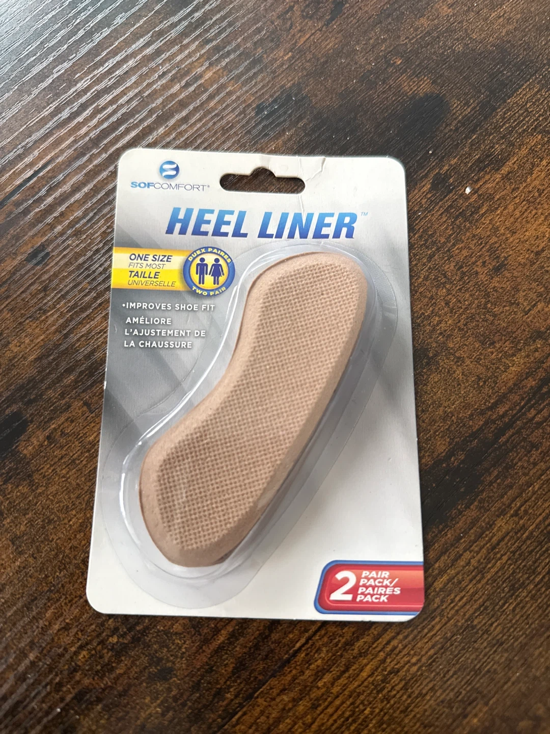 SOFCOMFORT Heel Liners - One Size, 2 Pairs 🏆