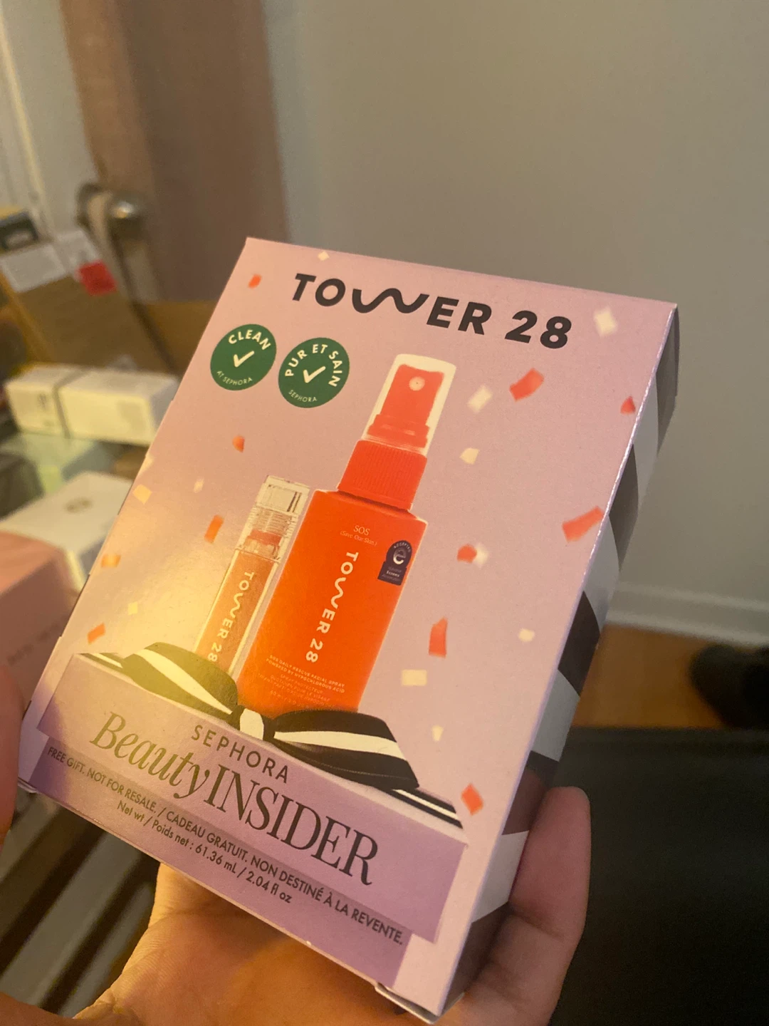 Tower 28 Beauty Insider Set - ShineOn Lip Jelly & SOS Spray 🏆
