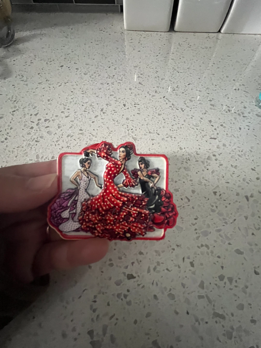 Flamenco Dancers Decorative Bottle Stopper and magnetic - photo 4