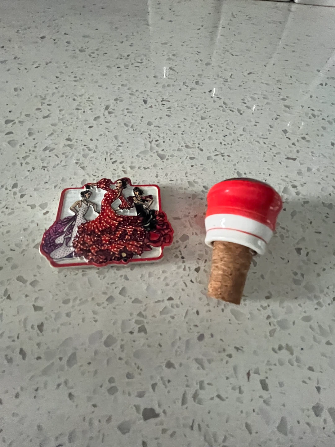 Flamenco Dancers Decorative Bottle Stopper and magnetic - photo 5