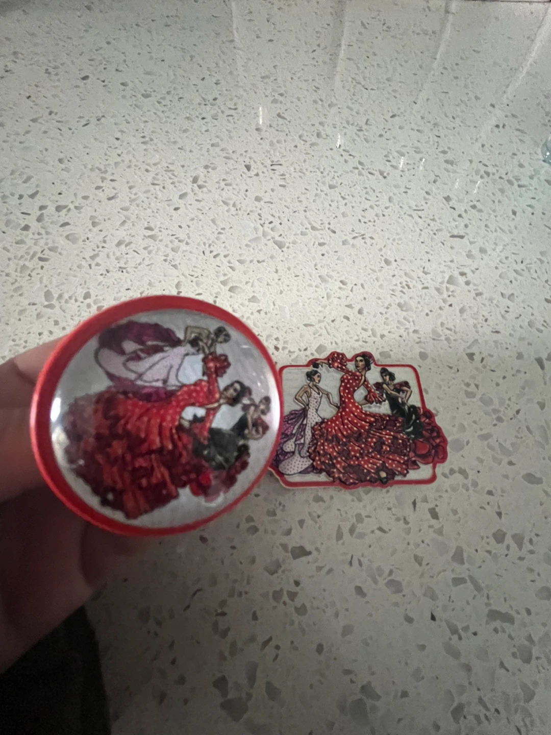 Flamenco Dancers Decorative Bottle Stopper and magnetic - photo 2