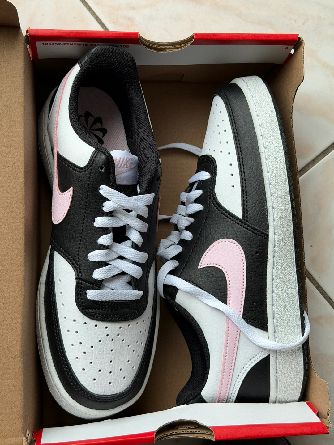 Nike Court Vision Low Next Nature Women's Shoes Black Pink White - photo 5