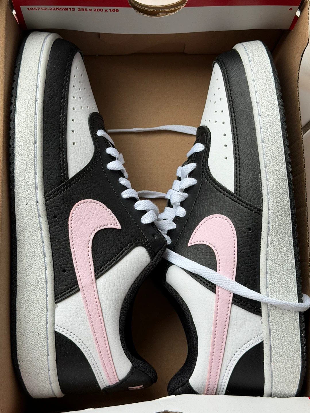 Nike Court Vision Low Next Nature Women's Shoes Black Pink White - photo 3