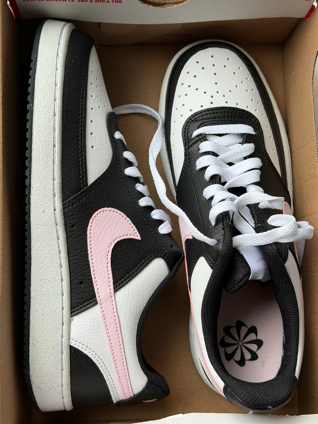 Nike Court Vision Low Next Nature Women's Shoes Black Pink White - photo 4